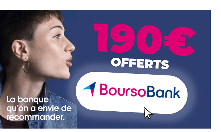 Offre de parrainage BoursoBank (ex Boursorama Banque) jusqu'à 190€